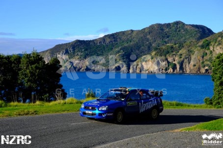 Subaru Impreza with X Shift sequential gearbox at Coromandel Rally